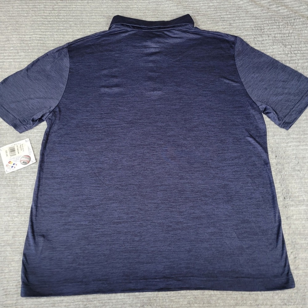 Boston‎ Red Sox MLB Polo Shirt Mens Large Navy Majestic NWT - Picture 3 of 8